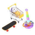 thumbnail image 4 of Herramienta de entrenamiento para loros, 4 unidades/juego de juguetes de rompecabezas para loros, pelota de juguete para loros, carrito pequeño, rendimiento lleno de energía Jadeshay  A, 4 of 8