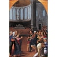 thumbnail image 2 of Camillo Filippi 13x18 Black Ornate Wood Framed Double Matted Museum Art Print Titled - Christ Among the Doctors (1550), 2 of 5