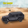 thumbnail image 5 of Altavoz Inalámbrico Bluetooth con Diseño de Coche, Luces, Flash, Reproducción de Tarjeta TF, Radio FM, Adorno de Escritorio, Regalo para Niños, Color Negro., 5 of 5