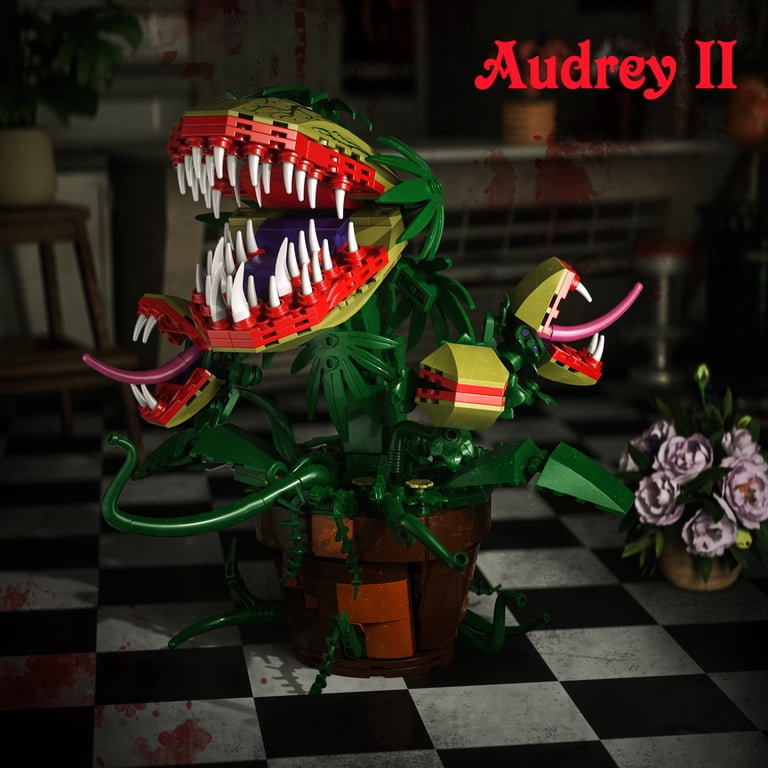 Audrey II Building Block Kit Piranha Plant Flower Building Toys