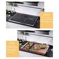 thumbnail image 2 of Large Induction Cooktop Protector Mat Christmas Cardinal Stove Top Covers for Electric Stove, Xmas Berry Farmhouse Wooden Grain Decorative Stove Burner Cover Mats, Glass Top Stove Cover, 2 of 7