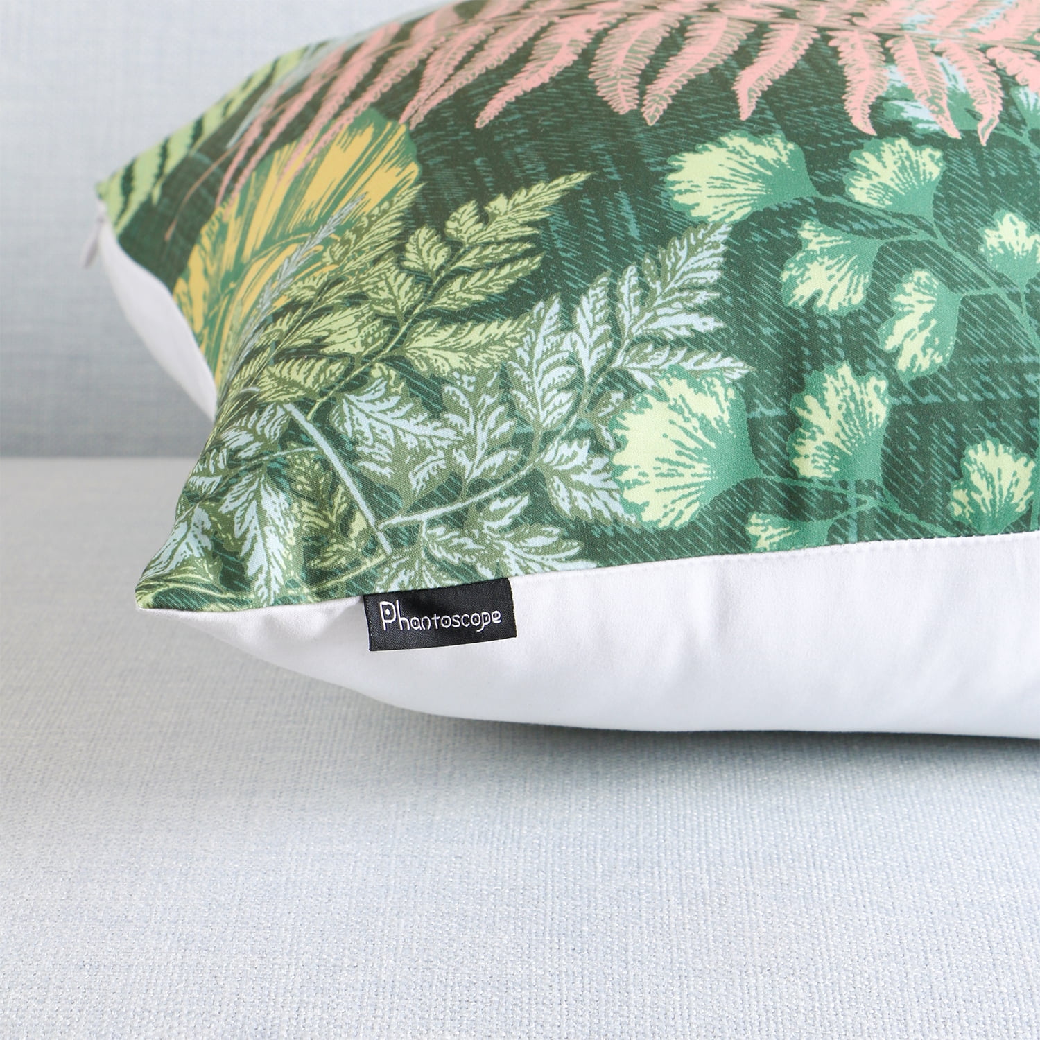 Phantoscope Tropical Series Decorative Throw Pillow Covers, Pink Birds, 18" x 18", Set of 4