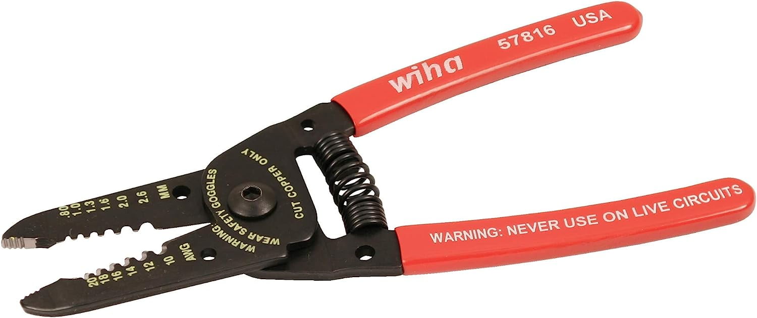 Wiha 57816 Wire Strippers & Cutters - 6.0"