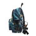 thumbnail image 4 of FORMRS School Backpack with Front Zippered Pocket 12" Student Travel Daypack, Dark Mountains, 4 of 6