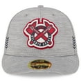 thumbnail image 2 of Men's New Era  Gray Atlanta Braves 2024 Clubhouse Low Profile 59FIFTY Fitted Hat, 2 of 5
