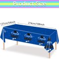 thumbnail image 2 of Holloyiver Graduation Tablecloths, Graduation Party Table Decorations Waterproof Plastic Rectangular Disposable Table Cover for Congrats Grad Party Supplies, 54 x 108 Inch, 2 of 7