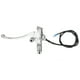 thumbnail image 2 of Palanca del Freno Izquierdo, aluminio de aluminio cable de freno manija resistencia al desgaste antirrustante para la motocicleta, 2 of 7