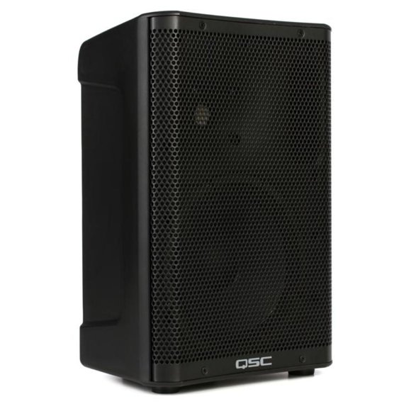 Bocina CP8 QSC Amplificada 8" 1000 W 2 Vías QSC Limitador LED Activo Negro