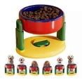thumbnail image 1 of Liftable Suction Cup Pet Bowl, Adjustable Height Food and Water Dish for Cat Dog, 1 of 5