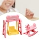 thumbnail image 1 of 1/12 Columpio y caballo mecedor de juguete Mini equipo de juegos Juguete de simulación Hada para Rosa, 1 of 9