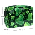thumbnail image 5 of PVC Waterproof Cosmetic Travel Bag with Zipper, Lightweight, Large Capacity, Printed Design - for Ladies and Girls on-the-Go, 5 of 6