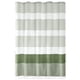 thumbnail image 1 of Cortina de ducha de lino sintético impermeable con ribete de borlas. Barrera antihumedad para separación de zonas húmedas y secas. Forro de ducha de tela para bañera y baño., 1 of 6
