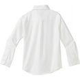 thumbnail image 2 of IZOD WHITE Boys' Long Sleeve Solid Button-Down Oxford Shirt, US 6, 2 of 4