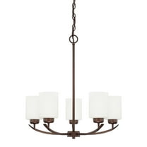 Capital Lighting 415251-338 Dixon 5 Light 23" Wide Chandelier - Bronze