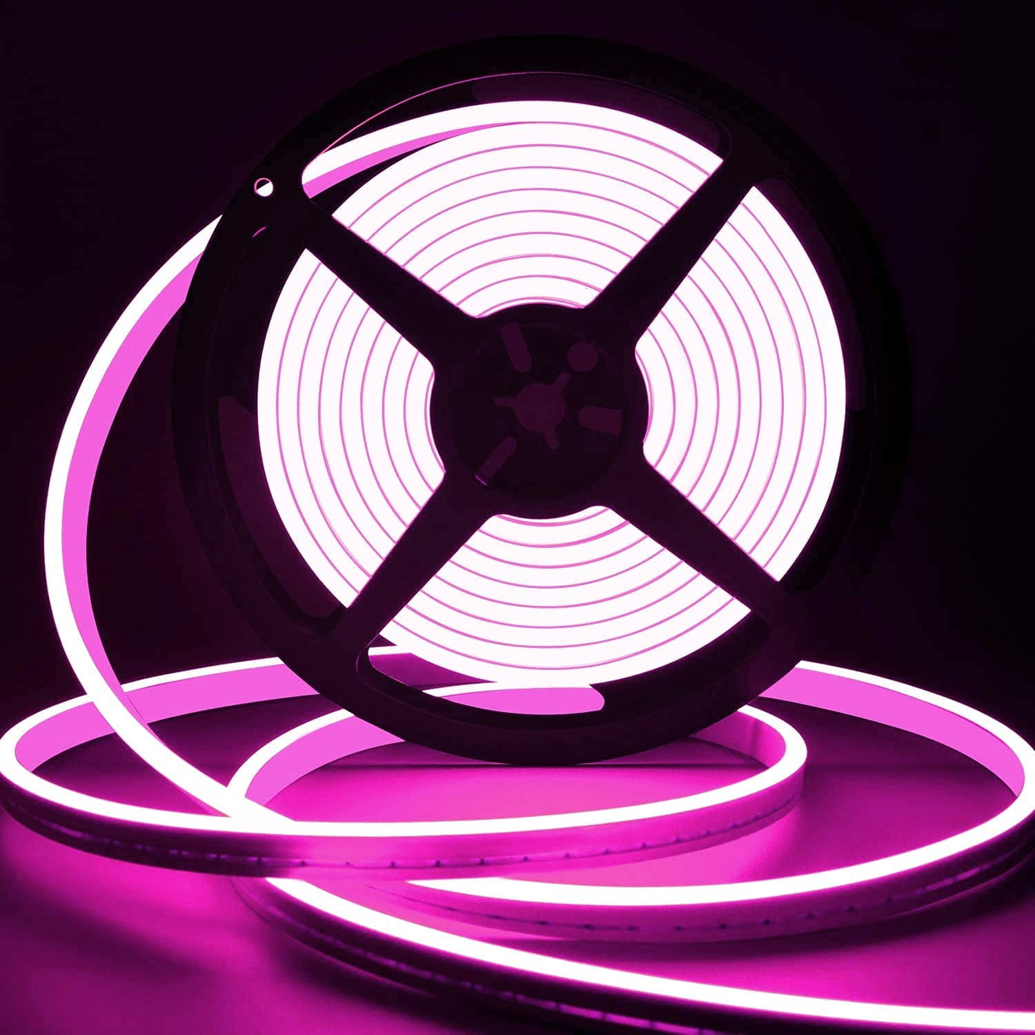 LED Strip Lights Pink 12V Outdoor Neon String Lights 5M Flexible Neon