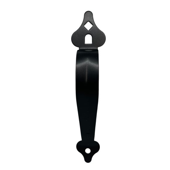 Backyard Black Wood Gate Pull Handle (Heavy)