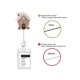 thumbnail image 4 of 1PC Cartoon Christmas Badge Reel Retractable, Nurse ID Name Card with Alligator Swivel Clip, Cute Christmas Tree Badge Holder for Nurse Student, 4 of 4