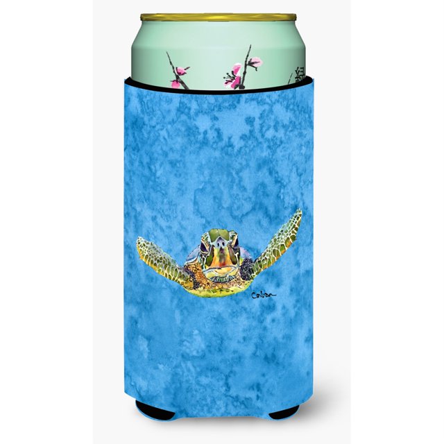 Tortuga que viene hacia ti Tall Boy Aislador de bebidas Aislador de bebidas Hugger