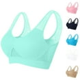 thumbnail image 2 of gakvbuo Seamless Sports Bra For Women Full Coverage Bra Bralette Minimizer Bra For Everyday Wirefree Yoga Bra With Removable Pads, 2 of 4