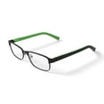 thumbnail image 2 of Nerf Tactical Youth Rectangular Prescription Eyeglasses with Case, Black/Green, 2 of 6