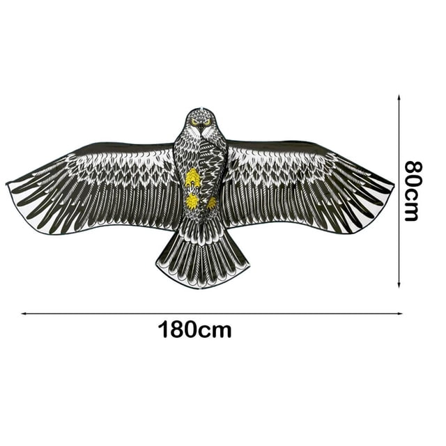 100 Meter Line Board Eagle Kite, Large Outdoor Flying Toy for Children & Adults, Cool Plastic Cartoon Design for Beach Park Fun, Easy to Assemble & Fly