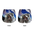 thumbnail image 5 of Lsque Astronaut in Outer Space Printed Women's Running Shorts with Liner Pockets,Elastic Quick Dry Workout Athletic Gym Yoga Shorts,Womens High Waist Shorts-Large, 5 of 9