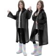 thumbnail image 5 of Lot de 2 Imperméables pour Enfants, Ponchos de Pluie Réutilisables avec Capuchon et Manches Imperméables pour Garçons et Filles, 5 of 5