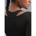 thumbnail image 4 of Top-kevin Women's Sports Long Sleeve Fitness Long Sleeve Mesh Design for Running Gym Yoga, 4 of 8