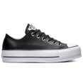 thumbnail image 3 of Converse Chuck Taylor All Star Plateforme Relevable LO Femmes, Espadrilles Cuir Noir, 3 of 4