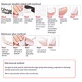 thumbnail image 5 of 24pcs flame False nails Detachable gauze Manicure patch, 5 of 5