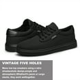thumbnail image 5 of Men's Sneakers Casual Dress Shoes Slip on Lace up Business Comfortable Walking Shoes Skate Shoes Black Size 7.5, 5 of 5