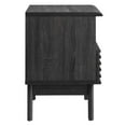 thumbnail image 3 of Pemberly Row Modern Particleboard Wood Nightstand - Charcoal Finish, 3 of 4