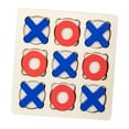 thumbnail image 3 of Wooden Tic TAC Toe Game Traditional Leisure Intelligent Brain Teaser B, 3 of 9