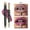 B, variant on Lipstick Pencil, Double-Ended Lip Pencil, Long-Lasting Matte Lip Color Pencil, Thin Tube Design, Easy To Apply, Suitable for Office Dating Party Makeup, Lightweight Velvet Finish
