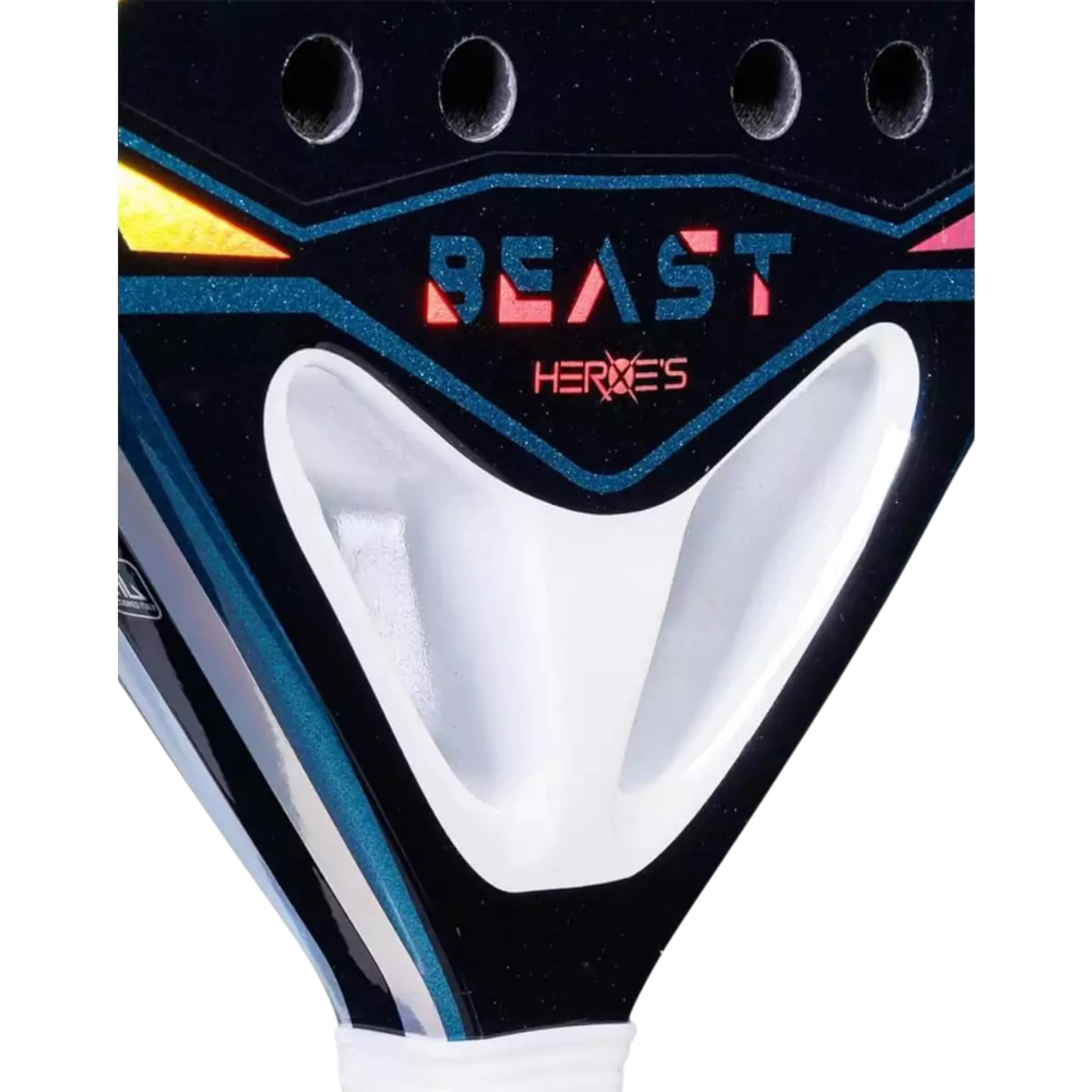 Heroe's Brand Sport BEAST 2025 Padel Racket – 100% Carbon Power & Teardrop Shape