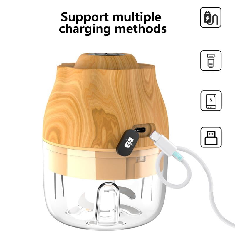 Electric Garlic Chopper Food Processor Vegetable Food Maker for Blending Mincing