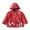 Red, variant on Girl Baby Kids Lightweight Waterproof Rain Jacket Hooded Coat Toddler Outdoor Floral Print Casual Outwear Raincoat Windbreaker Hoodies for Kids