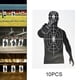 thumbnail image 4 of 10 hojas de objetivos de silueta de papel, gran rango de tiro, objetivos divertidos para juego de tiro, tiro con , suministros de práctica de Soledad Objetivos de silueta, 4 of 10