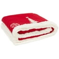 thumbnail image 3 of SAFAVIEH Cedar Sherpa Throw Red, 3 of 6