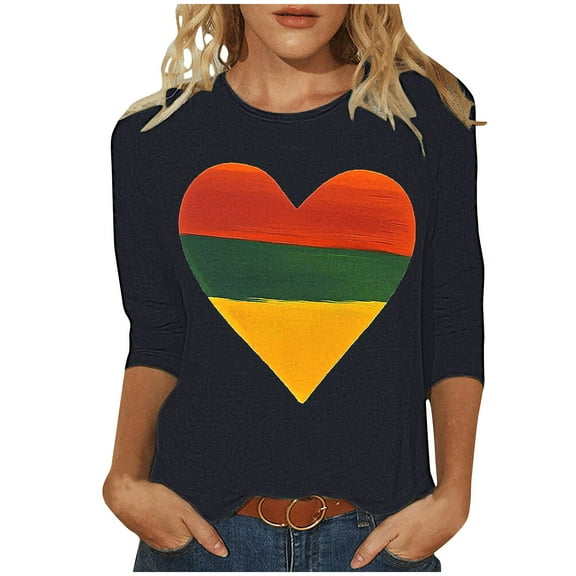 New Arrivals TaLove Long Sleeve Shirts For Women Dressy,Women Blouses Cotton Linen Womens Long Sleeve Tunic Tops For Leggings Shirts For Women 3/4 Sleeve V NeckFall Outfits For Women 2025