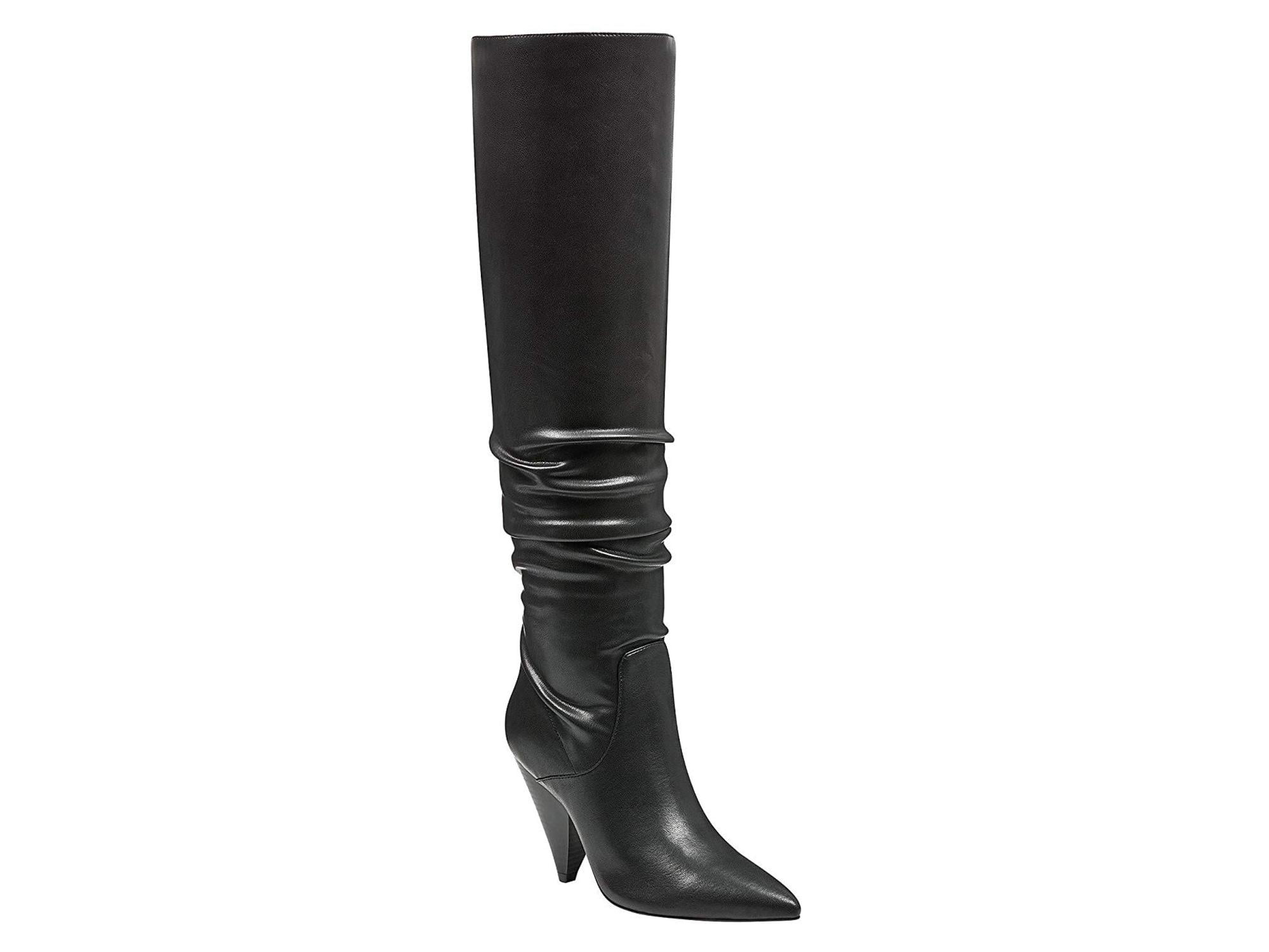 Fayen2 Leather Over The Knee Boots Grey Indigo Rd