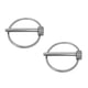 thumbnail image 3 of 2x Pasadores de Seguridad Shamjiam de Acero Inoxidable Clip de Pasador de Bloqueo 4 Mm para Remolques Pin de Lynch del tráiler, 3 of 7