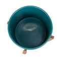 thumbnail image 3 of Liam Modern Ceramic Planter with Wood Legs, 3 of 4