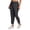 Charcoal, variant on RBX Active Women's Weekend Pant, Lightweight Stretch Woven Quick Dry Clean Waisted Straight Leg Ankle Pant with Pockets