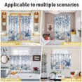 thumbnail image 5 of Blue Coastal Starfish Kitchen Curtains Window Panels, Beach Nautical Shell Eucalyptus Ocean Insulated Window Treatment Curtain, Grommet Curtains for Bedroom/Living Room/Bathroom, 2 Piece 52"Wx84"L, 5 of 8