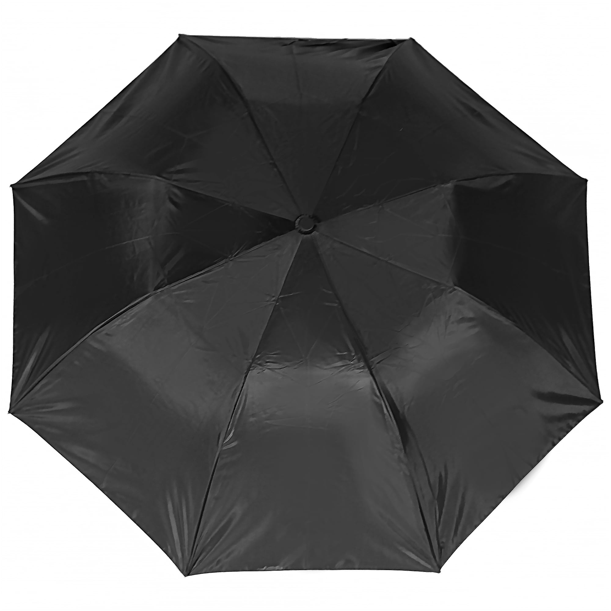Automatic Open Folding Rain Umbrella, Black