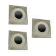 thumbnail image 1 of Set of 3 Natural Wood Framed Porthole Style Wall Mirrors 12 Inches Square, 1 of 5
