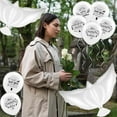 thumbnail image 4 of CD2-White Dove Memorial Balloons to Release in Sky Set, Funeral Balloons Remembrance Balloons for Condolence Funeral Anniversary, 20 Memorial Balloons & 3 White Dove Balloons*2, 4 of 8