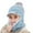 A, variant on Otqutp 1-8Years Toddler Baby Winter Hat Knitted Thick Warm Thermal Windproof Ski Cycling Earflap Hood Caps Kids Scarf Hat Children Hat(B,One Size)