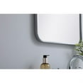 thumbnail image 5 of Soft corner metal rectangular mirror 20x30 inch in Silver, 5 of 5